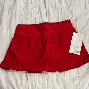 NWT Lululemon Size 4 Pace Rival MR Mid Rise Tennis Skirt